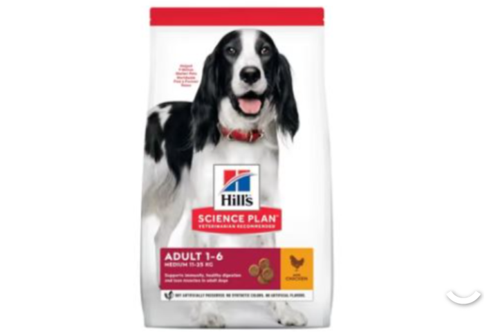 HILLS Science Plan Adult 1-6 poulet moyen 2,5 kg