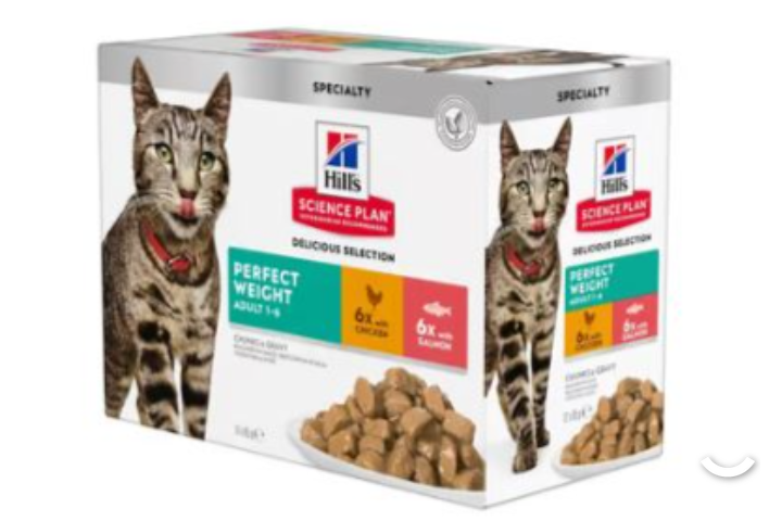 HILLS chat poids parfait 1-6 adulte poulet saumon
