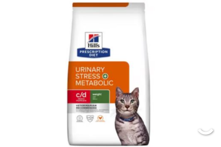 HILLS STRESS URINAIRE MÉTABOLIQUE CHAT c/d 1,5 kg
