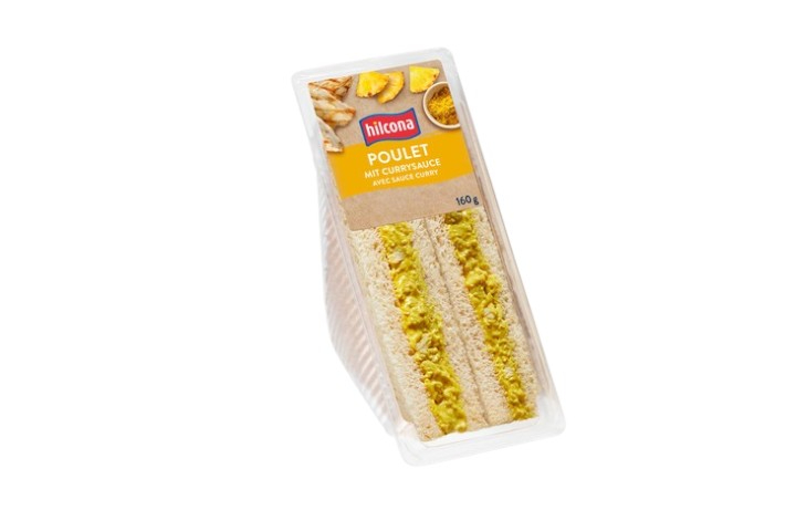Clubsandwich Poulet Curry - 160g (Hilcona) - 9T (919586)