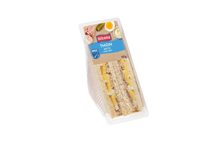Clubsandwich Thon MSC mit Ei - 165g (Hilcona) - 8T (919594)