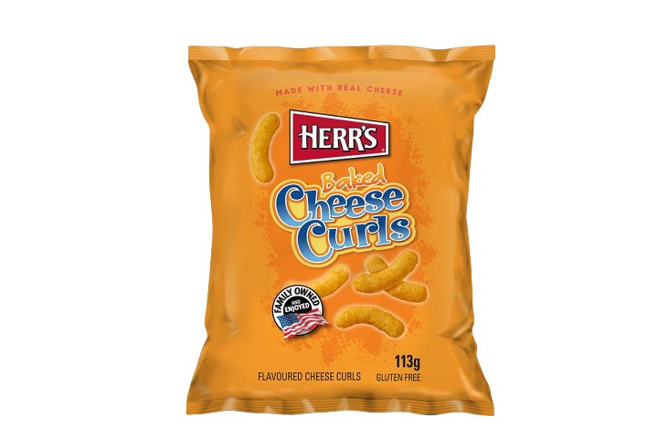 Herr's Baked Cheese Curls 113g