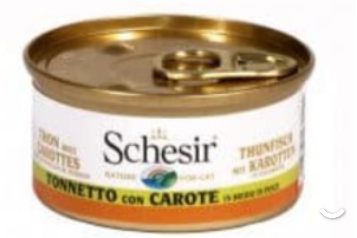 Schesir thon carotte 70g