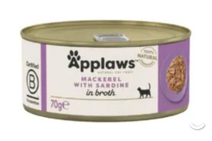Applaws mackerel sardine 70g