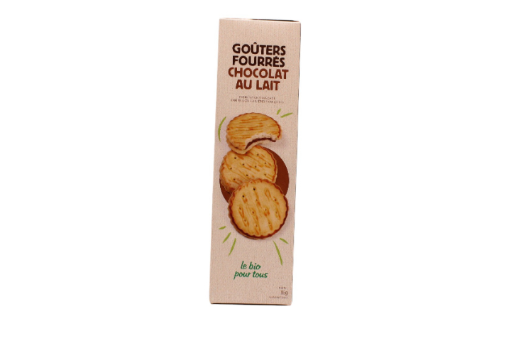 Gouters Fourres Rond Chocolat Lait 185G