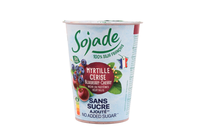 Dessert végétal myrtille-cerise ss sucres