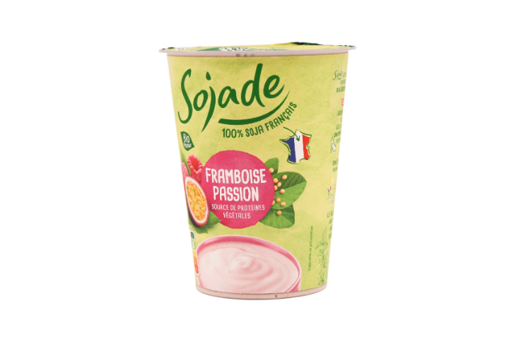 Dessert végétal framboise-passion